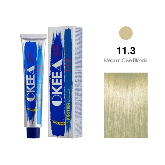 رنگ مو شماره 11.3 Ultra Light Olive Blonde
