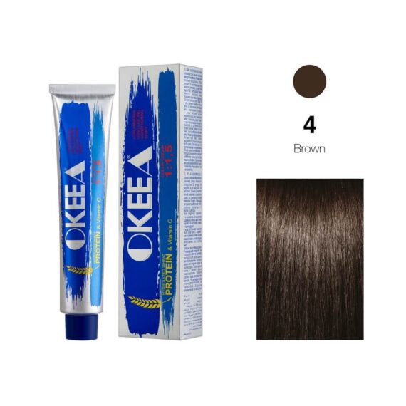 رنگ مو شماره 4 Natural Brown