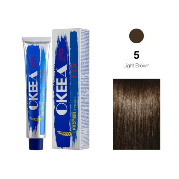 رنگ مو شماره 5 Light Brown