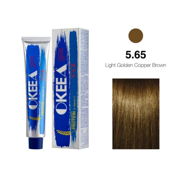 رنگ مو شماره 5.65 Light Golden Copper Brown