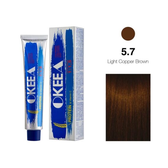 رنگ مو شماره 5.7 Light Copper Brown