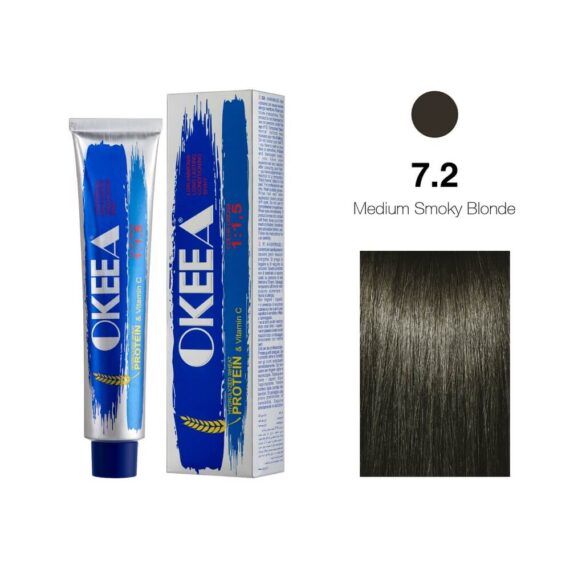 رنگ مو شماره 7.2 Medium Smoky Blonde