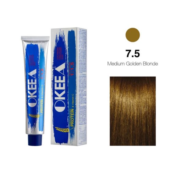 رنگ مو شماره 7.5 Medium Golden Blonde