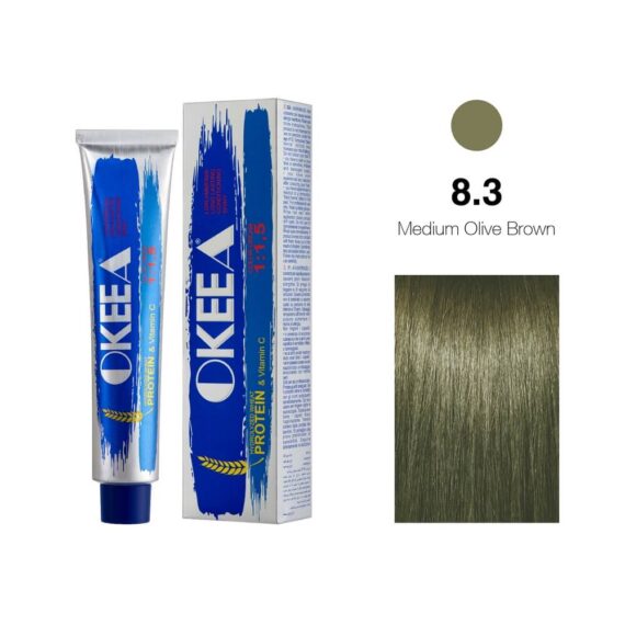 رنگ مو شماره 8.3 Light Olive Blonde