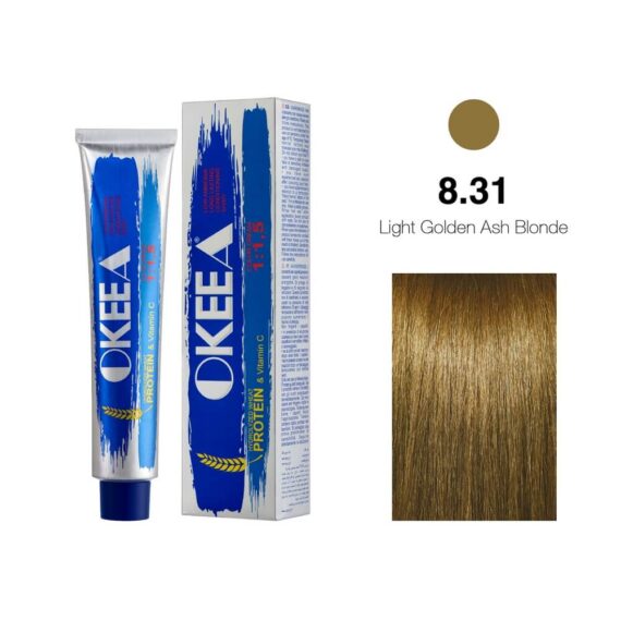 رنگ مو شماره 8.31 Light Golden Ash Blonde