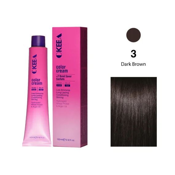 رنگ مو شماره 3 Natural Dark Brown