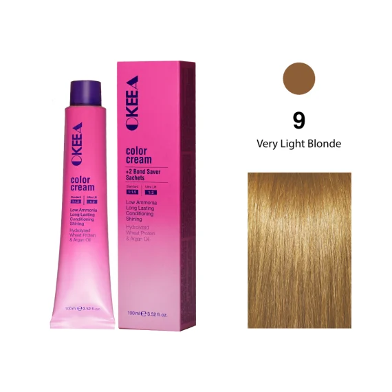 رنگ مو شماره 9 Very Light Blonde