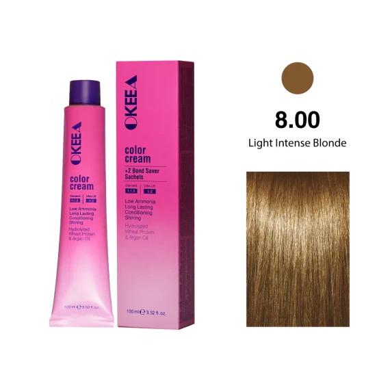 رنگ مو شماره 8.00 Light Intense Blonde